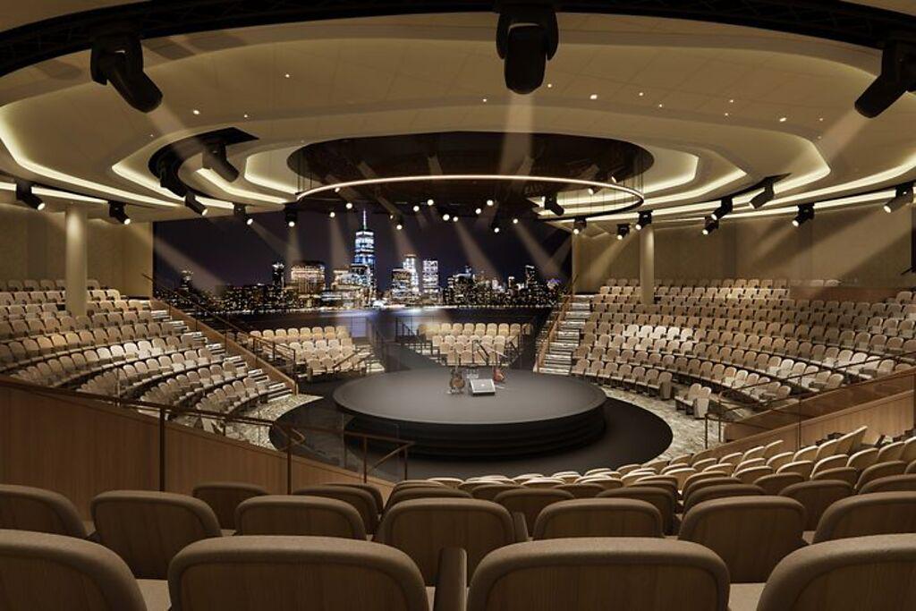 公主劇院進化成公主巨蛋（Princess Arena），技術最先進的圓形表演空間，高科技設備使作品栩栩如生。　圖：公主遊輪／提供

