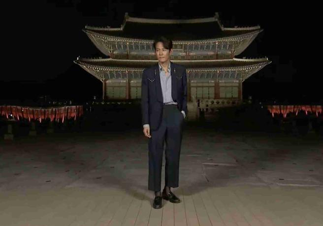 李政宰出席Gucci 2024早春系列大秀。（节自官方大秀影片）