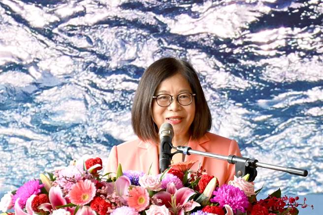 海洋委员会主委管碧玲17日重申用炮权。（本报资料照片，林瑞益摄）