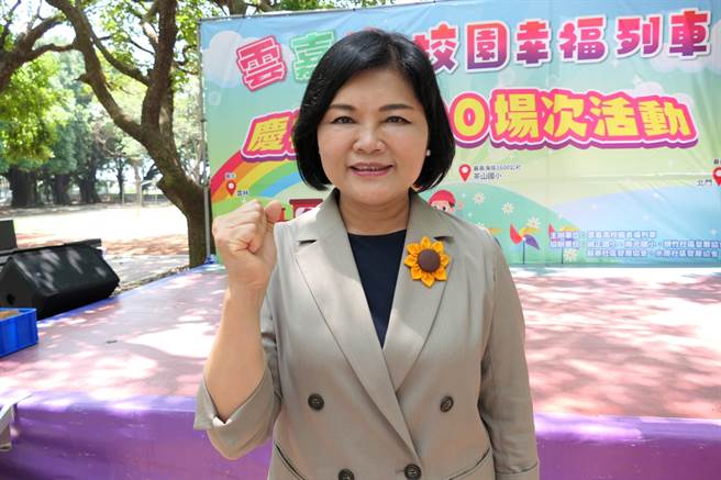 国民党徵召总统人选，张丽善表示应是侯友宜脱颖而出。（张朝欣摄）