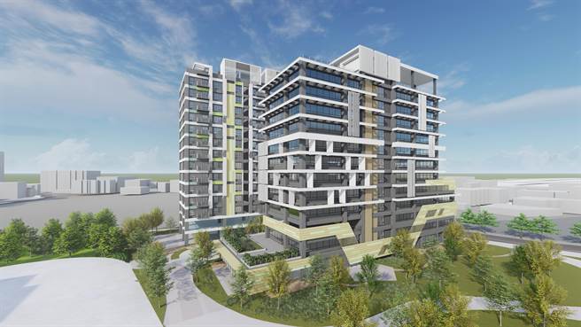 兴安段基地方案模拟图。(住发处提供／蔡依珍桃园传真)