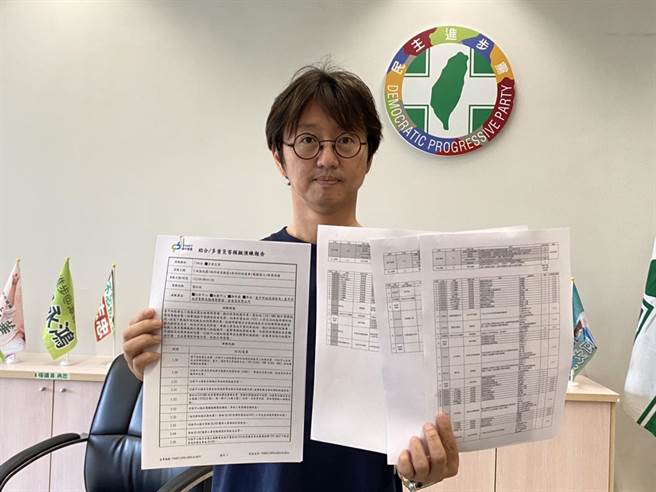 台中市议员江肇国今天表示，调阅中捷通车至今的演练资料，竟无直接针对异物入侵的状况做演练。（张亦惠摄）