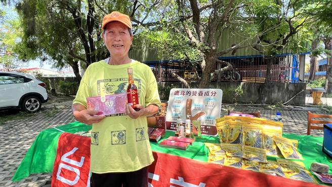 中油退休员工林崑龙常把鹿茸当补品，即使年过70，身体依旧健朗。（张毓翎摄）