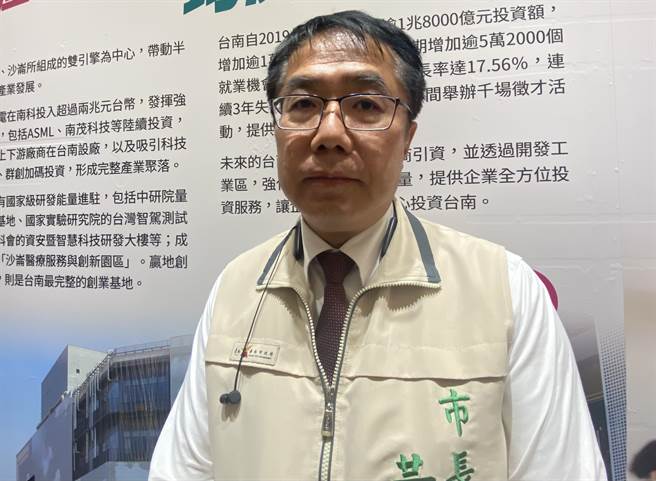 台南市长黄伟哲对于侯友宜获国民党徵召选总统，强调期许侯友宜能与赖清德有一场君子之争。（本报资料照片）