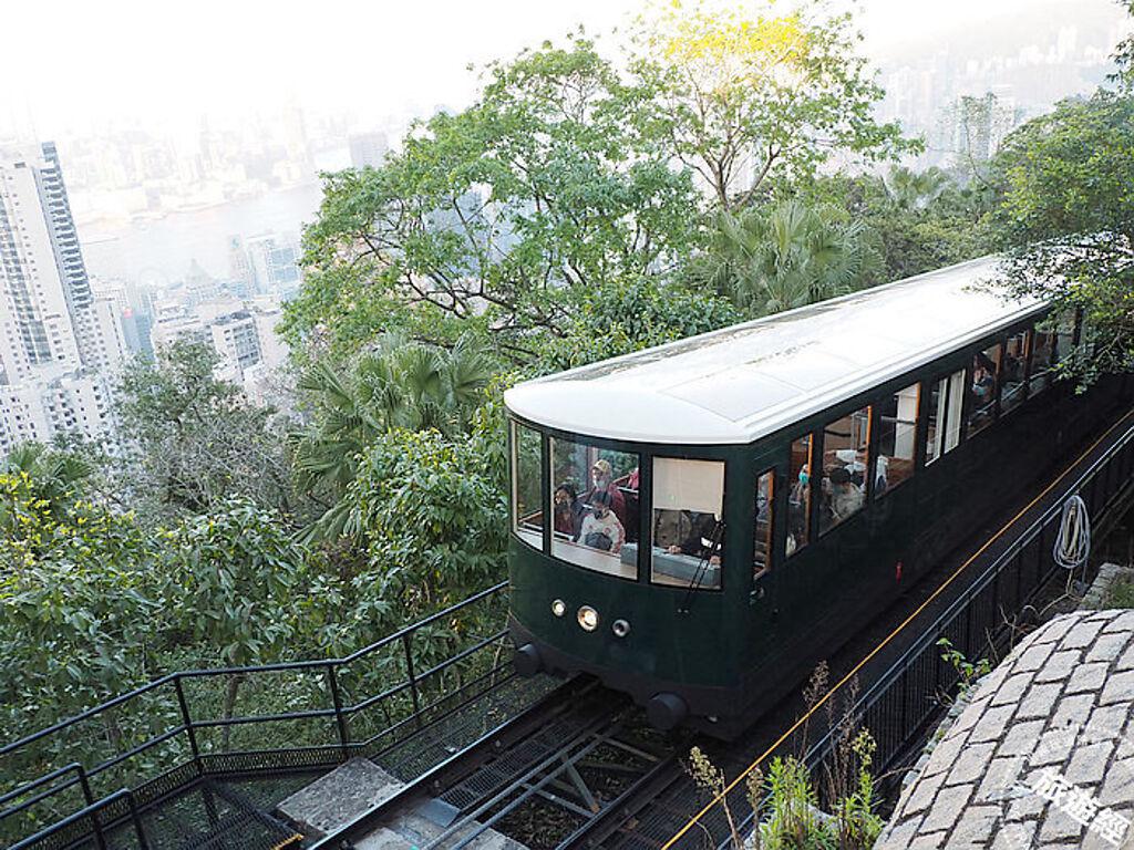 香港太平山山頂纜車(攝影：洪書瑱)