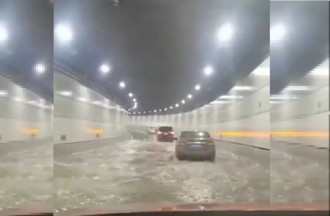 影〉恐怖！大連海底隧道號稱可用百年 通車半月已漏水