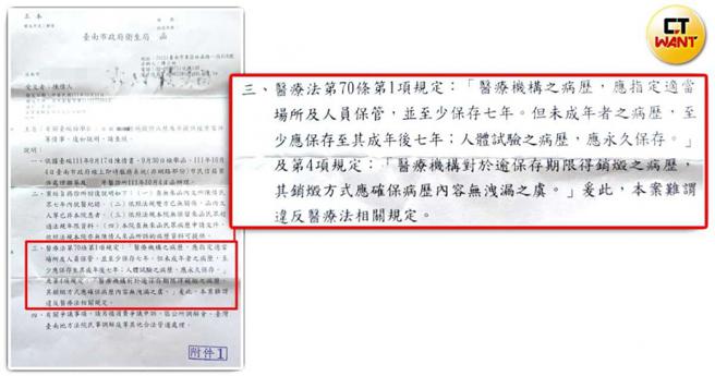 林先生向南市卫生局检举，替他和老婆植牙的诊所不愿提供病歷及植牙产品的品牌资料。（图／庄曜聪摄、CTWant后制）