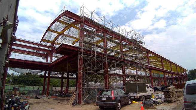 苗栗火车头园区建置计画工程进度已达7成1。（苗栗县政府提供／谢明俊苗栗传真）