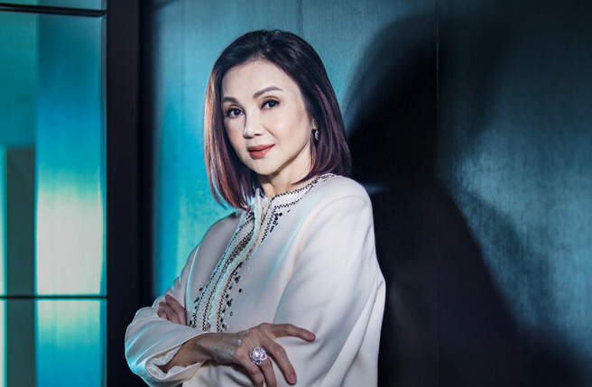 谢玲玲回应按讚復婚一事。（图／中时资料照）