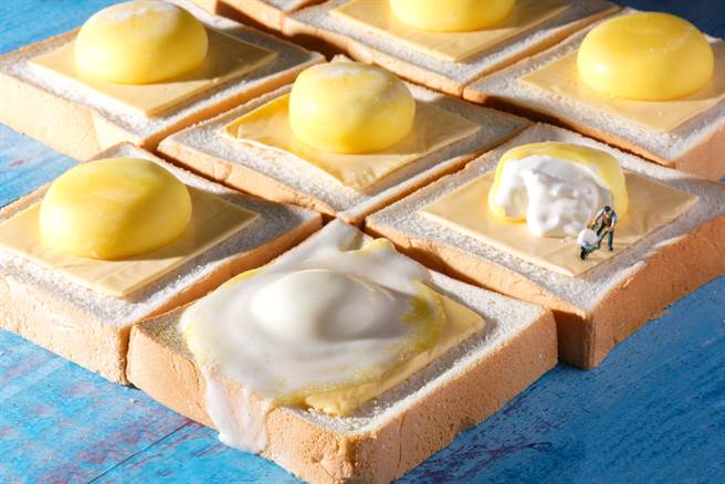 岛屿生吐司7、8月限定雪见大福生吐司厚片，75元。（岛屿生吐司提供）