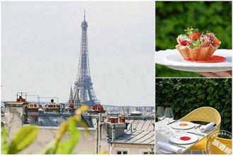 夏天最浪漫的事！ 在空中花園與巴黎鐵塔對望共餐