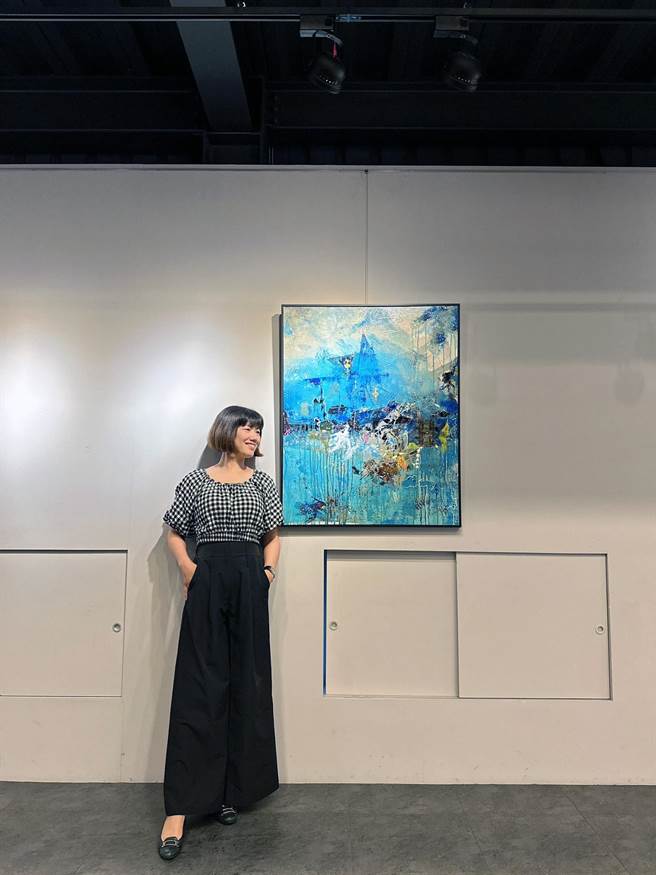 台南应用科技大学美术系进修部112级毕业生的「夏丘」毕业展。（黄亚梅提供／洪荣志台南报导）