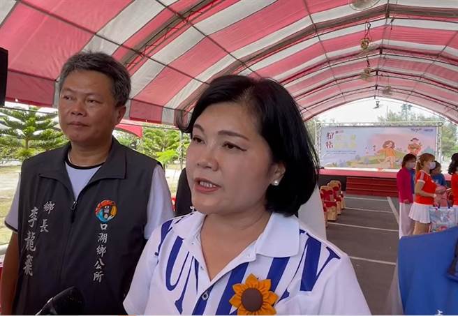 张丽善19日表示，非常乐见国民党终于有一位优秀的人选参选总统。（云林县府提供）