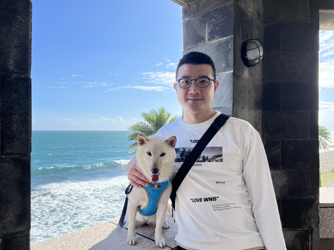 部队经验磨练出的抗压性以及转换心情的功力成为阙瑞晋跨行房仲的最佳助力。（图/信义房屋 提供）