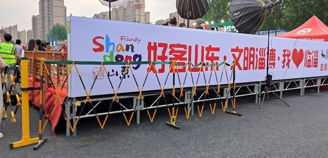 临淄烧烤成为旅客游玩山东必嚐美食。（图／臺港澳媒体团提供）