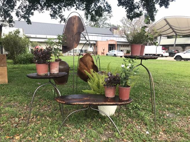 县府邀请禹物再制所共同打造苗栗特色馆美学角落。（苗栗县政府提供／谢明俊苗栗传真）