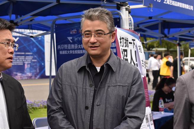 上海市台办副主任李骁东19日出席活动，于场边接受本报记者採访。（陈冠宇摄）