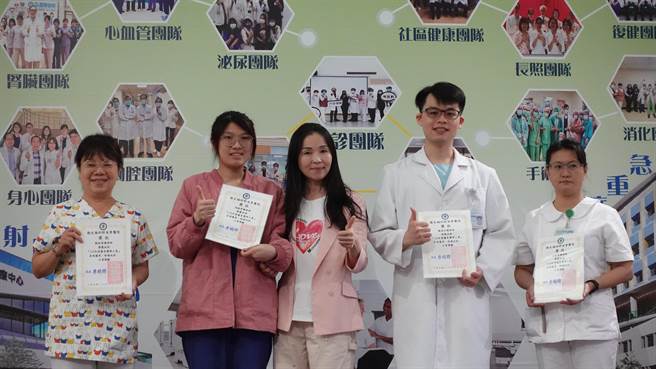 部立苗栗医院19日欢度48周年院庆。（苗栗医院提供／谢明俊苗栗传真）