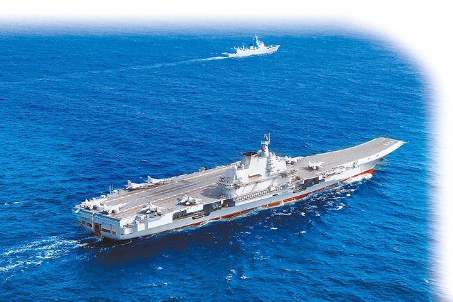 大陆航母辽寧号。（中新社资料照片）