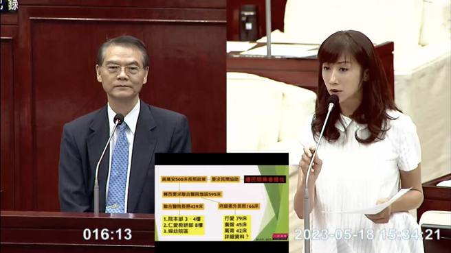 台北市议员许淑华(右)。(图 / 取自许淑华脸书）