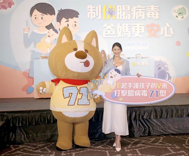 赵孟姿分享照顾２宝的撇步。（范扬光摄）