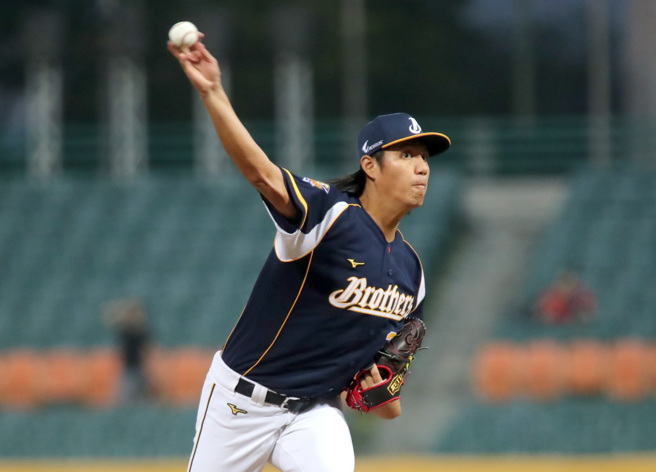 中信兄弟郑浩均。（郑任南摄）