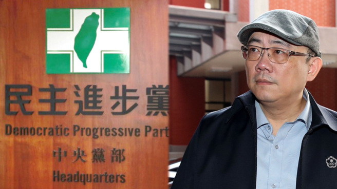 郭正亮（右）19日發出聲明，宣布退出民進黨。（合成圖，中時資料照）