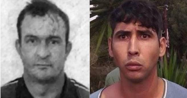 梅洛（右）得知2年前的嘉明果汁真相后，气得持刀杀害前老板卡瓦尔坎特。 （图／翻摄自推特）