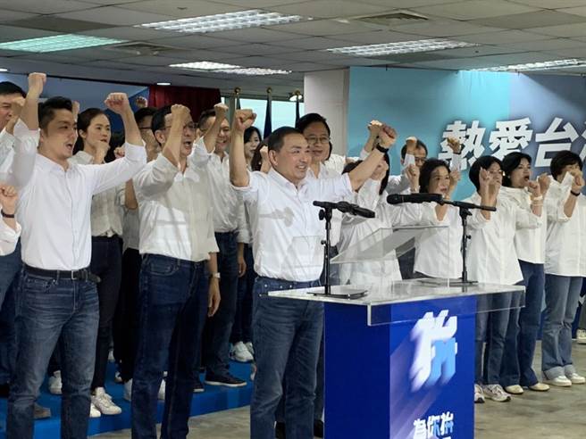 国民党举办 「政党轮替、台湾更好」誓师大会。（张薷摄）