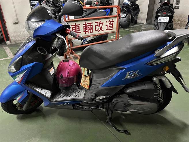 警方查获林男骑乘的是赃车。（翻摄照片／林郁平台北传真）