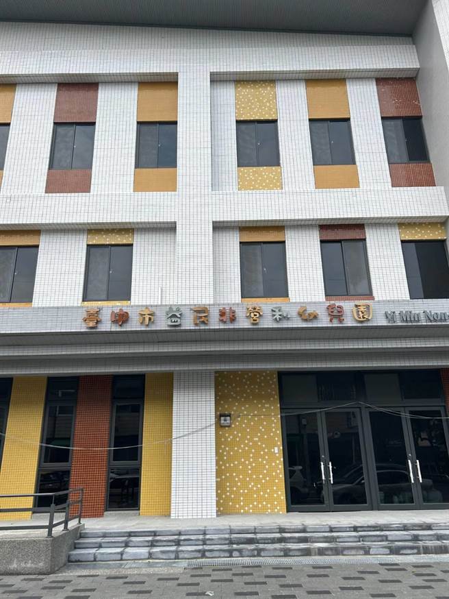 甫成立的大里益民国小非营利幼儿园尚未进行装修，家长担心无法如期入学。（市议员李天生提供／陈淑娥台中传真）