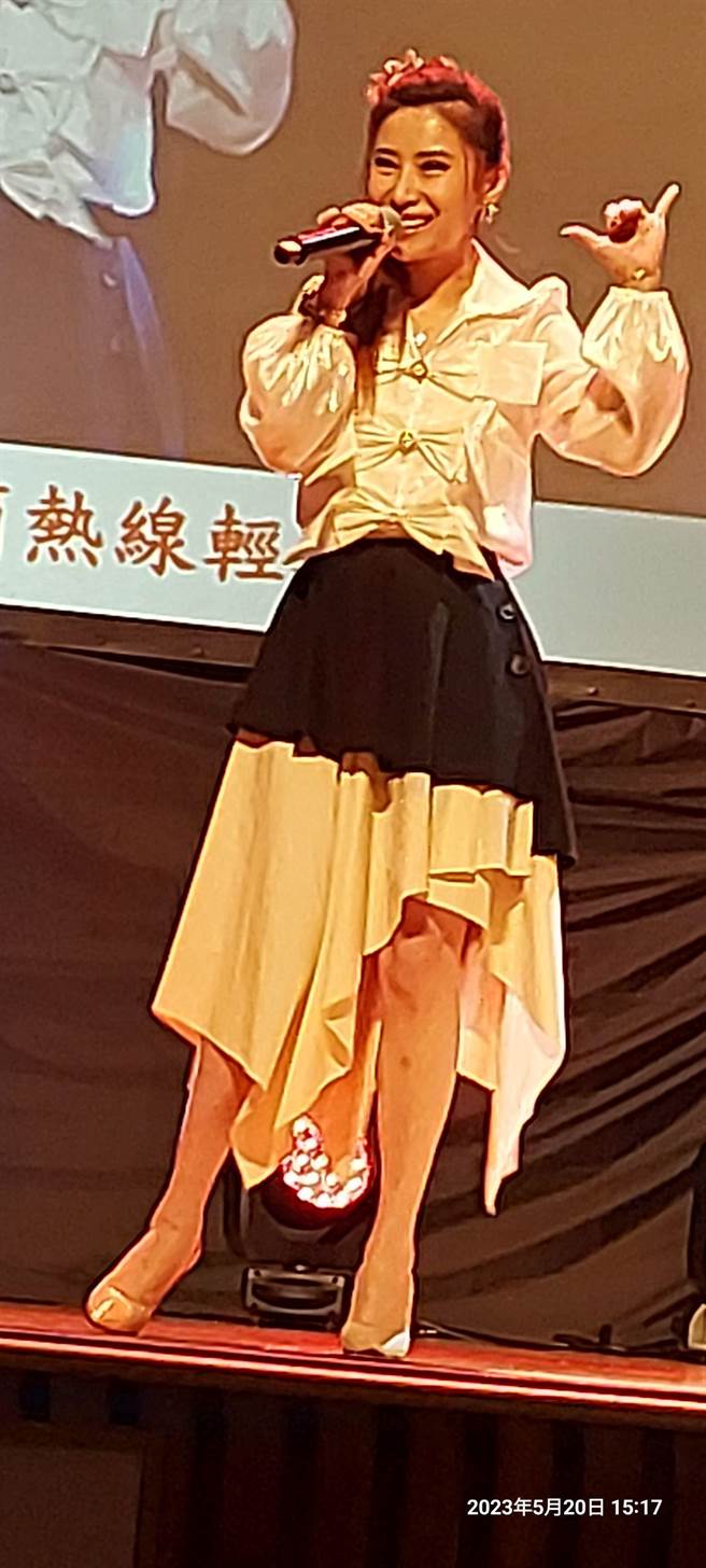 陈怡婷带来《惜别的海岸》。（廖素慧摄）