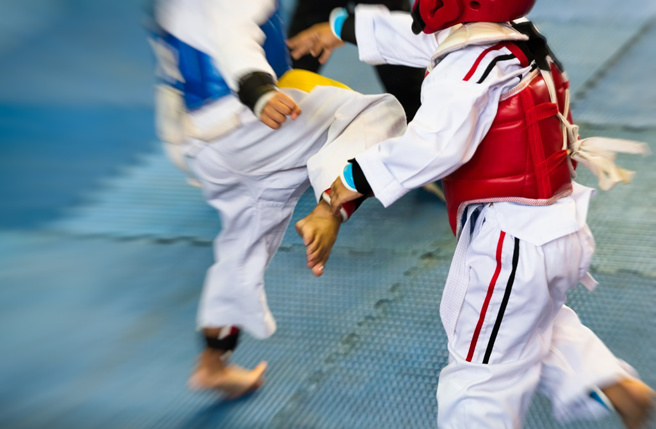 陆媒称有台湾跆拳道选手夺铜牌高举五星旗。（示意图／达志影像／Shutterstock提供）