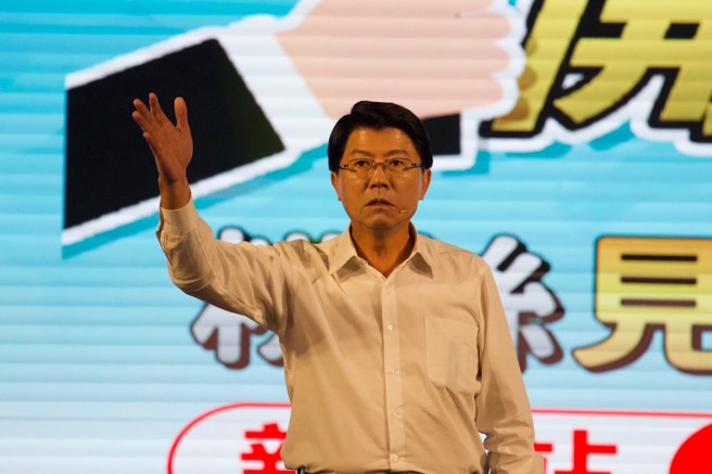 2024總統大選正式開打，國民黨總統參選人侯友宜遭民進黨總統參選人賴清德批評，民主自由不是國民黨的DNA。對此，前台南市議員謝龍介20日就氣炸表示「是在講什麼沒DNA，剛好就好」。（讀者提供）