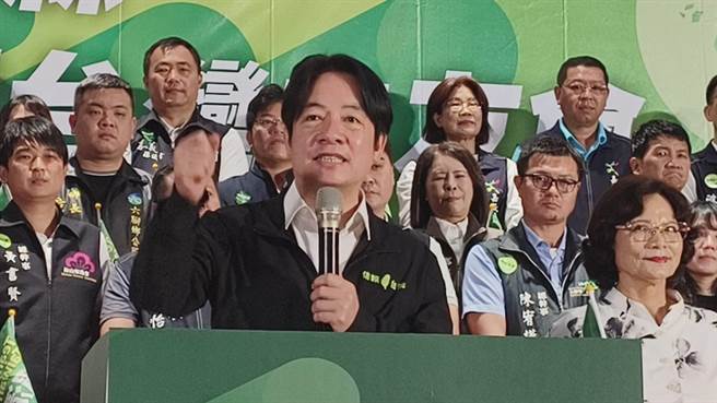 嘉义县信赖台湾之友会成立，赖清德喊「保护本土政权」。（廖素慧摄）