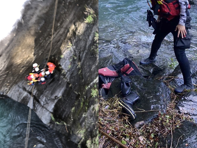 雾台乡长巴正义指出，飞龙瀑布旧称「人头瀑布」是鲁凯族禁地，平时连族人都很少进去。（翻摄照片）