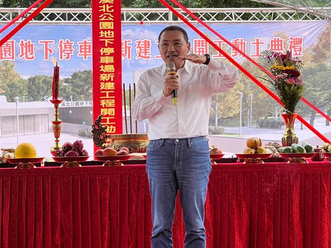 侯友宜炮轰民进党执政「黑金愈打愈多、贪腐愈挂愈深」。（王扬杰摄）