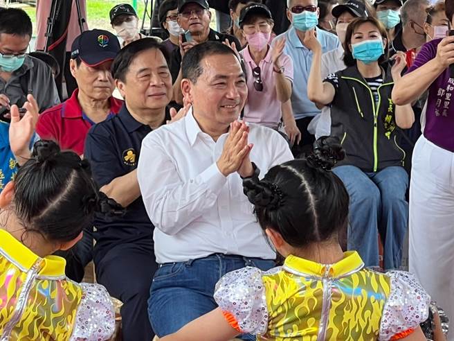 侯友宜表示，希望能让嘉义人以侯友宜为荣。（王扬杰摄）