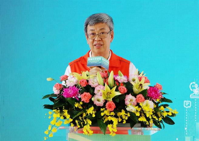 针对台湾跆拳道选手李东宪在南韩的发言，行政院长陈建仁说要查他是否为共产党员。（吕妍庭摄）