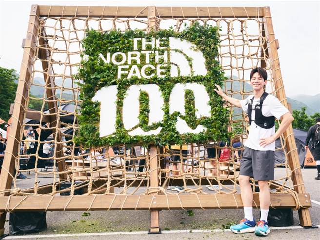 林柏宏参加2023 TNF100 臺北越野跑挑战赛。（The North Face提供）