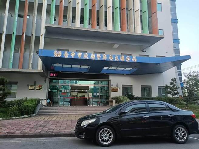 大雅警分局辖区今日发生男子遭打伤事件。（陈淑娥摄）