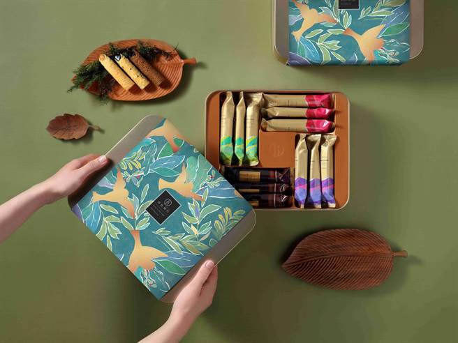 青鸟旅行今年端午共推出六款礼盒，不论喜欢灌馅蛋卷或想尝试夹馅蝴蝶酥，都能找到喜欢的搭配。（青鸟旅行提供）