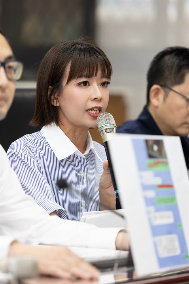 国民党新北市议员江怡臻表示，民进党总统参选人赖清德不把民眾苦痛放在心里，现代版晋惠帝嘴脸再现世人眼前。（江怡臻提供）