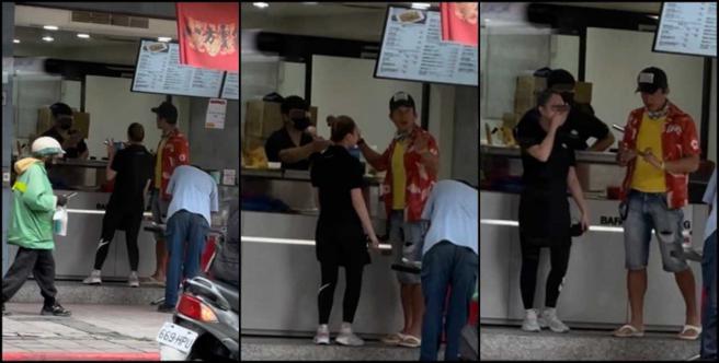 原先由男工作人员帮忙拍了一张，杨一展宠粉接过手机准备自拍，让粉丝开心到不行。（图／读者提供）