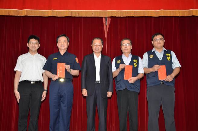 警政署长黄明昭视察台东县警察局。（台东县警察局提供／蔡旻妤台东传真）