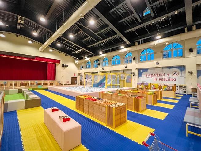 ▲图为6月2日即将正式开幕的七堵市内儿童乐园。（基隆市政府提供／徐佑升基隆传真）