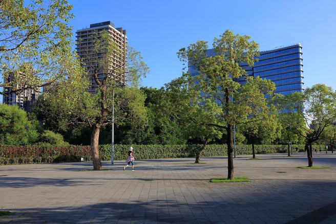 远扬之森享有重划区的大街廓，加上Tpark的49%高绿覆率，是极为优质的生活环境。（图/新联阳 提供）