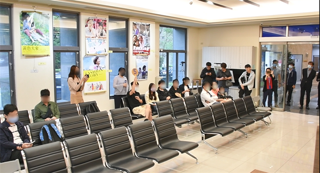 执行署士林分署举行虚拟货币拍卖。（翻摄画面）