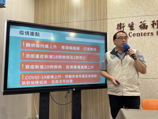 疾管署疫情中心主任郭宏伟。郑郁蓁摄影