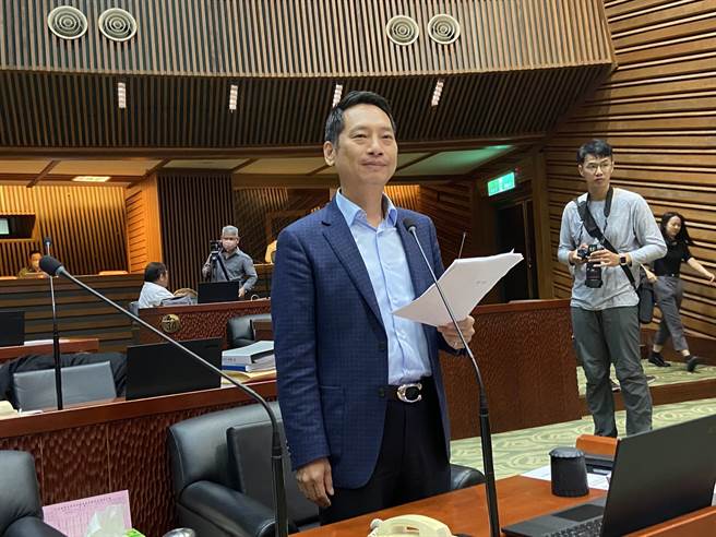 宜兰县议会议长张胜德。（吴佩蓉摄）